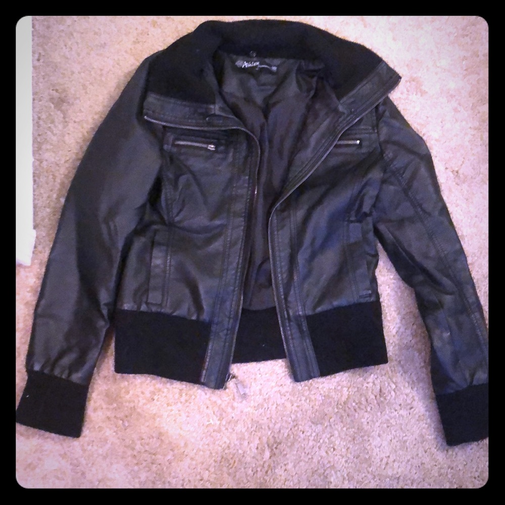 Leather jacket